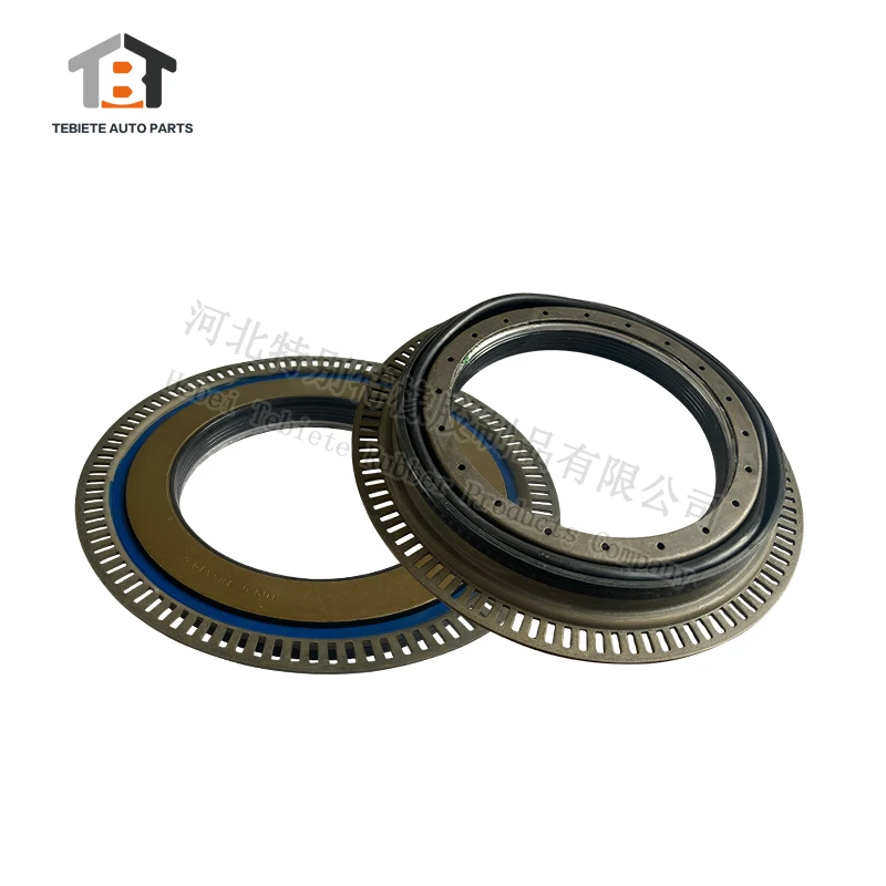 Joint d'huile de moyeu de roue antiblocage, 107.6x152.6x18.5/19.5, anneau de tonalit&eacute; ABS pour remorque Fruehauf/camion Volvo M100500/088.506